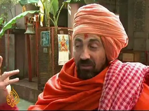 Hindus visit the Ganges for spiritual cleansing