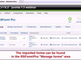 Ep. 74_ How to migrate Joomla! 1.5 forms from Blue Flame Forms to RSForm!Pro