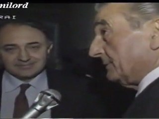 Dino Viola: la città di ROMA non può giocare in uno stadio con 40.000 spettatori 15-03-1987
