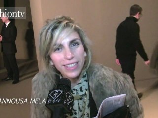 Annousa Mela at Akris Fall 2012 - Paris FW | FashionTV