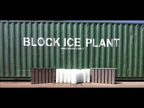 containerized block ice plant