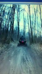 700 raptor contre arbre