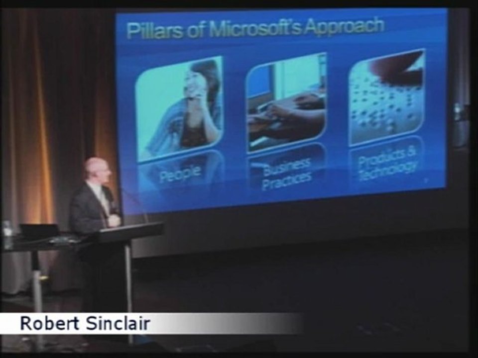 4-  L'innovation inclusive dans la conception des produits TIC grands publics - Robert SINCLAIR, Chief Accessibility Officer, Microsoft Corporation