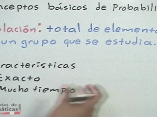 Conceptos básicos de probabilidad - (parte 1) - HD