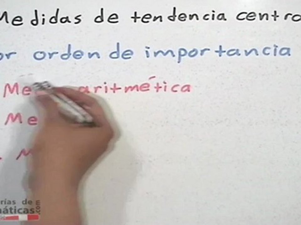 Medidas de tendencia central - HD