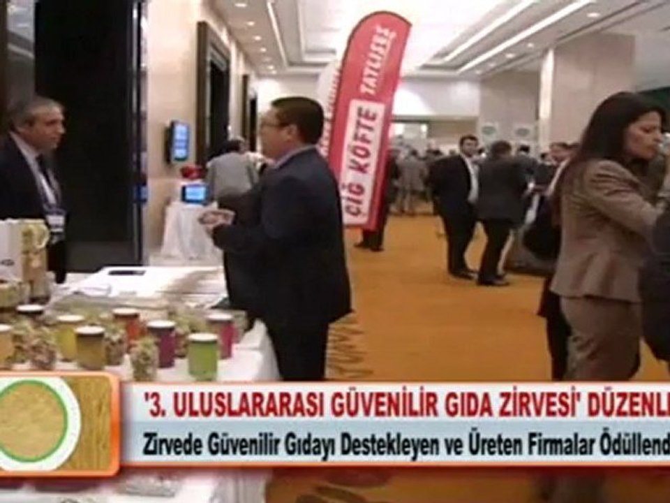 3. ULUSLARARASI GÜVENİLİR GIDA ZİRVESİ' DÜZENLENDİ  18.04.2012