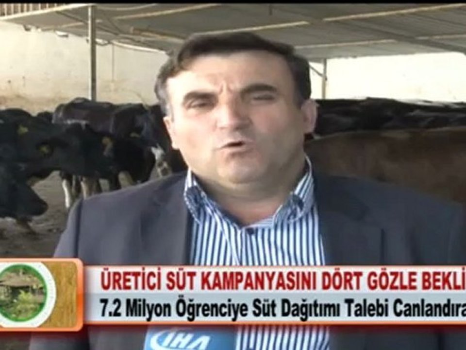 ÜRETİCİ SÜT KAMPANYASINI DÖRT GÖZLE BEKLİYOR 19.04.2012