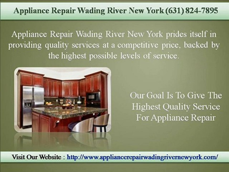 Appliance Repair Wading River New York