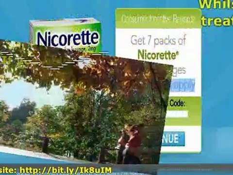 How to get your free nicorette lozenges