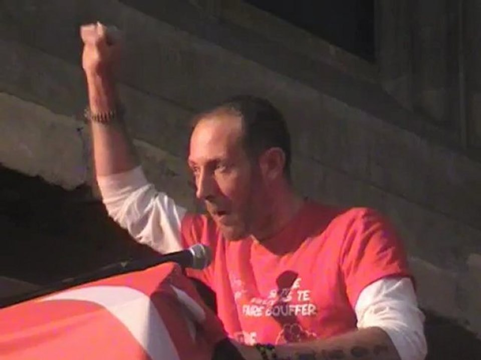 Intervention de Legrand Normandie au meeting de Philippe POUTOU à Rouen