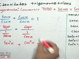 Equivalencia de identidades trigonométricas - HD