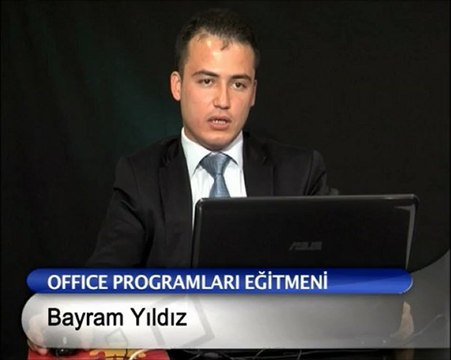 Türkiye'nin İlk Office 2010 Kitabı Yazarı Bayram YILDIZ'dan Office 2010 DVD Eğitim Seti Örnek Eğitim(2 DVD+3 EĞİTİM+34 VİDEO)