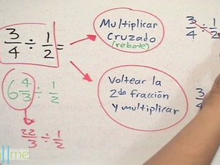 Métodos para resolver una división de fracciones - HD