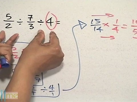 División de fracciones (volteando la 2da fracción) - HD