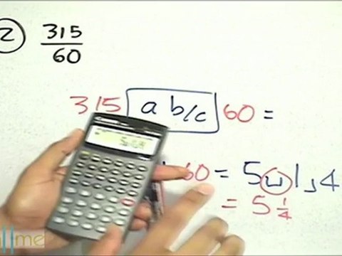 Simplificar fracciones utilizando la calculadora - HD