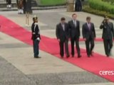 El Presidente colombiano recibe a Mariano Rajoy