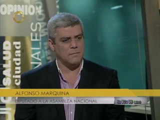Marquina señala "judicialización" de la política