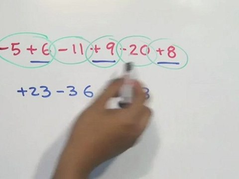 Suma y resta con números enteros