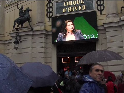Meeting d'Eva Joly au Cirque d'Hiver de Paris - discours de Cécile Duflot