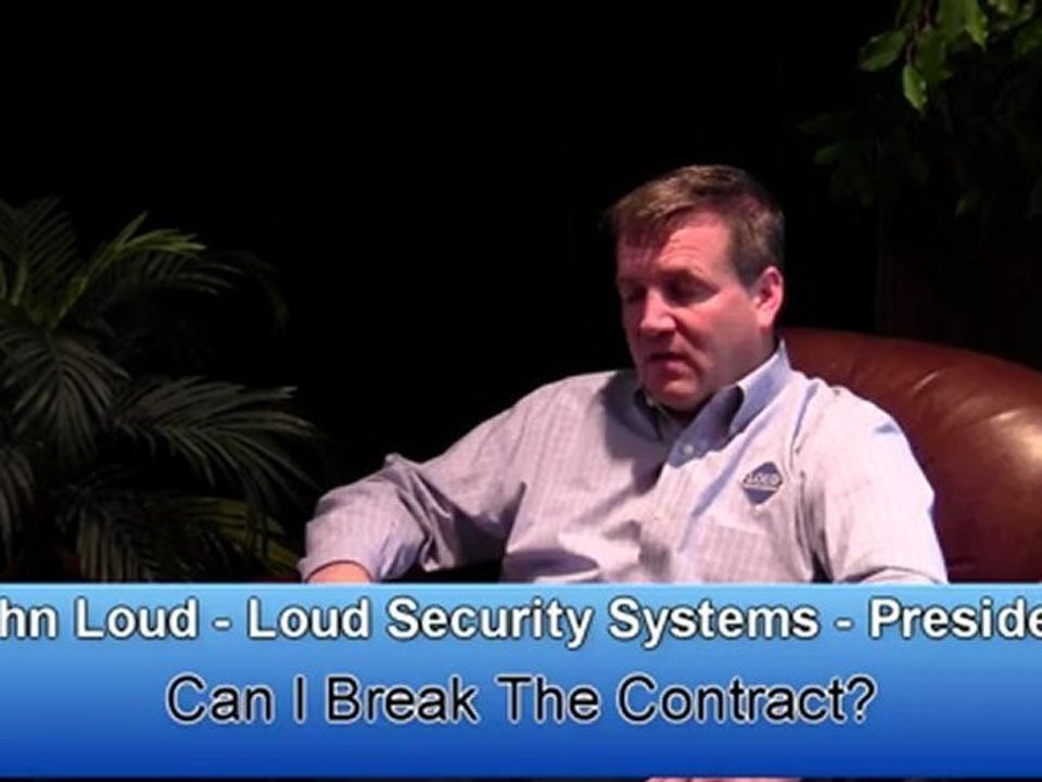 Is There An Alarm Contract - Can I Break It?