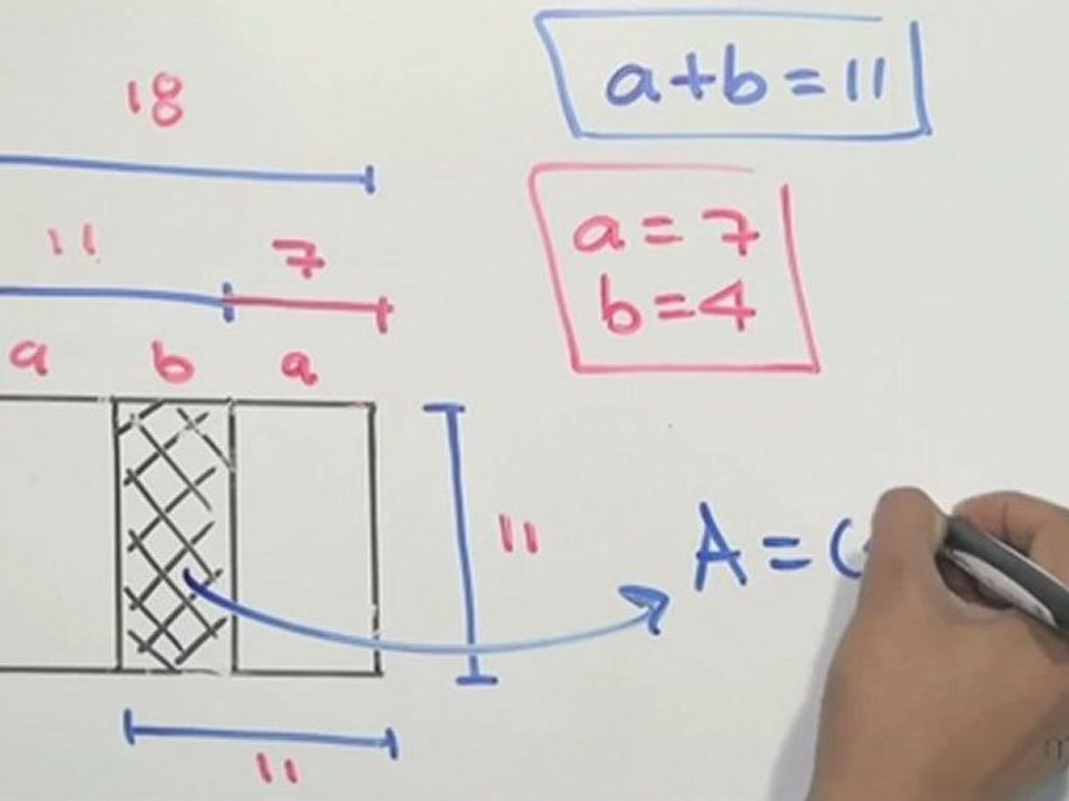 Áreas entre cuadrados  (problemario introductorio OMM 2004) - HD