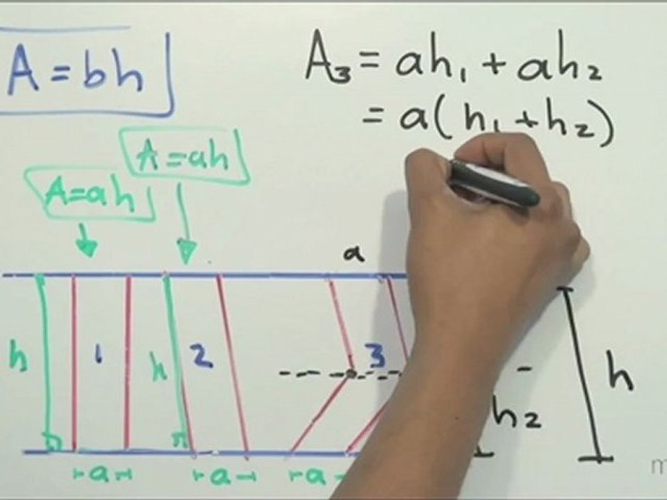 Comparar áreas de 3 rectángulos (problemario introductorio OMM 2004) - HD