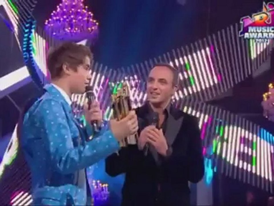 Justin Bieber sur Nrj Music Awards 2012