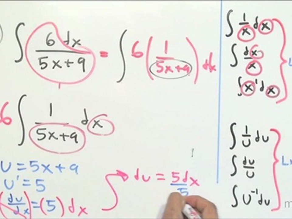 Integral del recíproco de X - HD