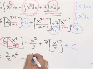 Integral de la suma o resta de funciones - HD