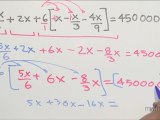 Ejercicio de ecuación lineal racional (fracciones) - HD
