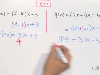 Encontrar valor "K" para que 2 rectas sean paralelas