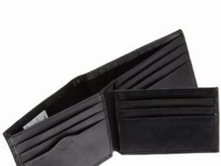 Dockers Mens Extra Capacity Slimfold Leather Wallet