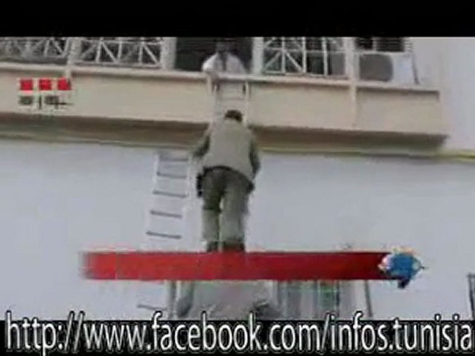 مشاهد لا تراها في اعلام العار/ لقطات نادرة لأحداث إحتراق مستشفى وسيلة بورقيبة