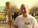 Grande-Bretagne: répétition du relais de la flamme olympique