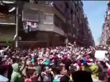 فري برس حلب  بستان القصر  جمعة سننتصر ويهزم الأسد 20 4 2012 Aleppo