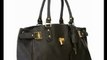 LUCCA Glamour Padlock Designer Inspired Shopper Hobo Tote Bag Purse Satchel Handbag w/Shoulder Strap