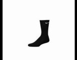 Nike Men's Performance Moisture Wicking Crew Socks 6 Pack - Shoe Size: 8-12 Black