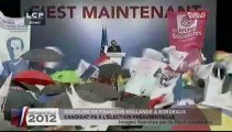 EVENEMENT,Meeting de François Hollande à Bordeaux