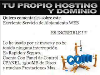 Necesitas (Hosting Gratis)?