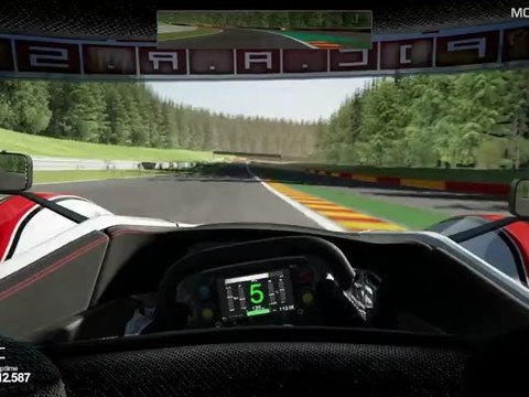 Project CARS Build 197 - BAC Mono at Belgian Forest Circuit (SPA) - Helmet Cam