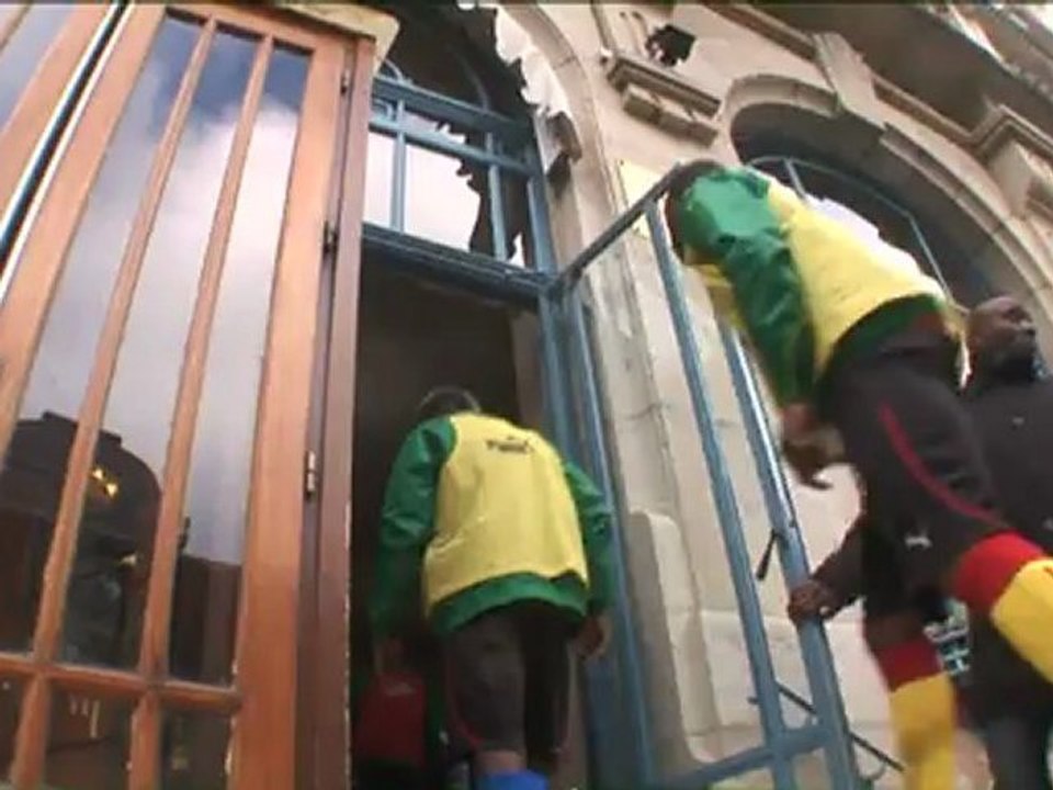 VICHY STAGE DE PREPARATION EQUIPE DE FOOTBALL CAMEROUN