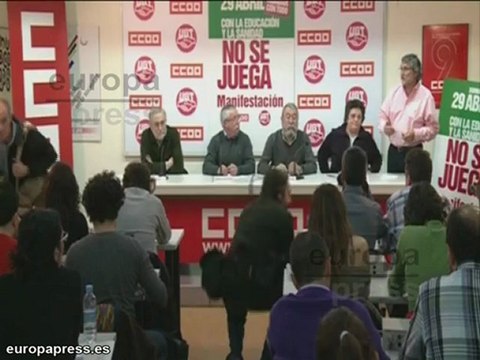 CC.OO y UGT anticipan nuevas movilizaciones