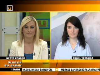 20 Nisan 2012 Ergül Yeşildağ Ülke tv de Ankara'nın gündemini aktarıyor.