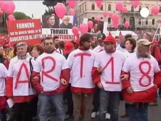Sciopero nazionale trasporto pubblico. CGIL in piazza a Roma