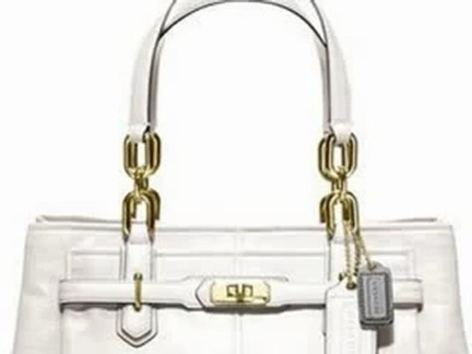 Coach Chelsea Leather Jayden Satchel Bag Purse Tote 17811 Parchment