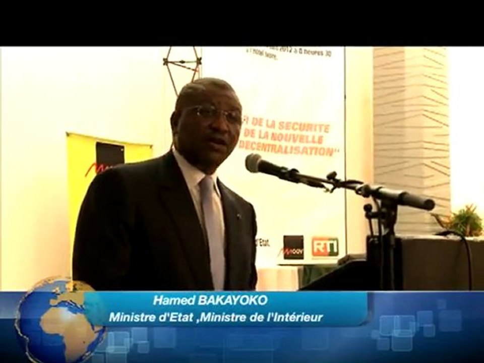 Sécurité: Hamed BAKAYOKO invité du GEPCI