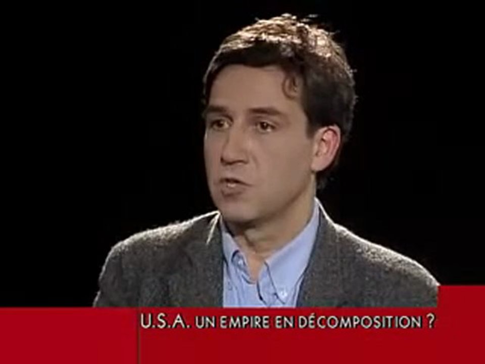 Emmanuel Todd en 2002: "Les USA, un empire en décomposition" (présenté par Demorand "de Libérothschild",Les amphis de France 5)