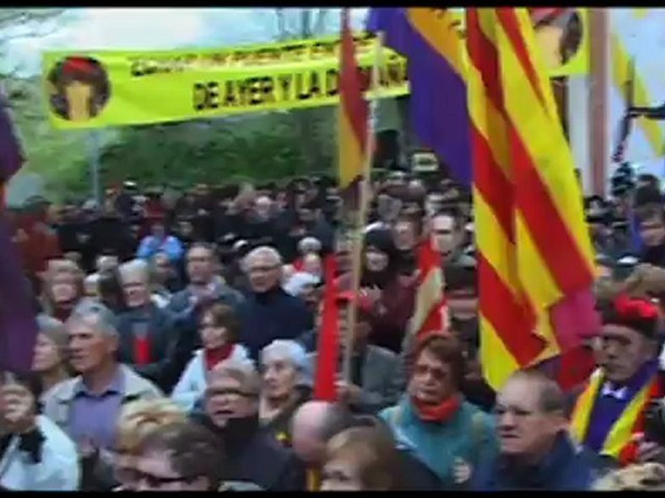 inauguration gare de Borredon ,lieu de mémoire des républcains espagnols