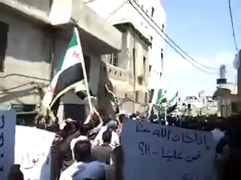 فري برس دمشق مظاهرة حي برزة جمعة سننتصر ويهزم الاسد20 4 2012 ج6 Damascus