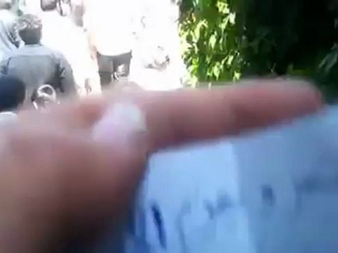 فري برس دمشق حي القدم في مظاهرة حاشدة 20 4 2012 Damascus